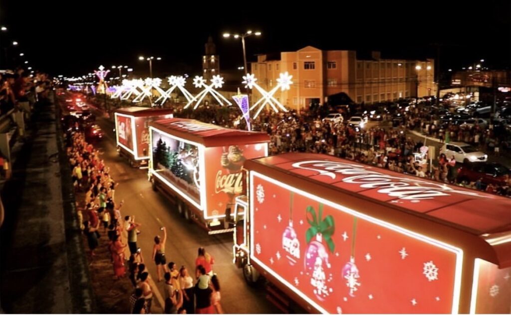 Caravana de Natal da Coca Cola passa por Natal e Parnamirim Blog